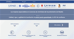 Desktop Screenshot of licmad.es